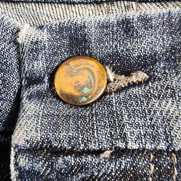 Joes Jeans Size 28 Womens Blue Denim Cropped Low Rise Socialite Kicker Meg - Picture 10 of 14